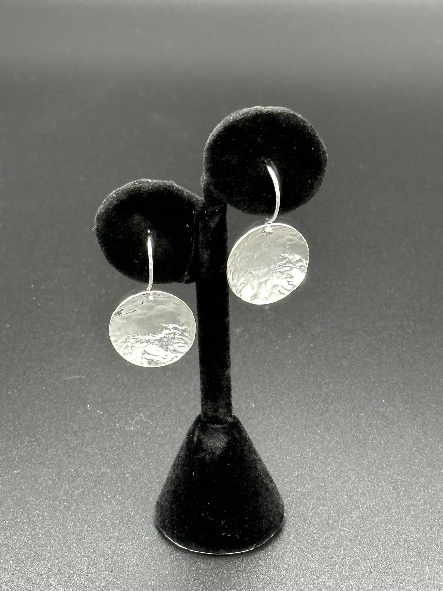 Sterling Silver Textured Earrings