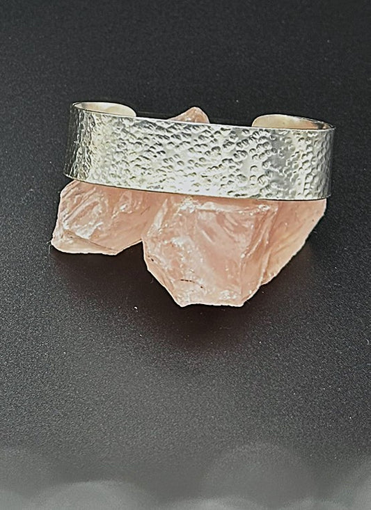 Sterling Silver Hammered Cuff
