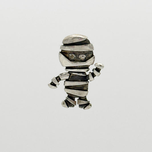 Sterling Silver Mummy Pendant