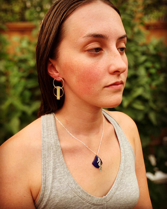 Double Circle with bar studs